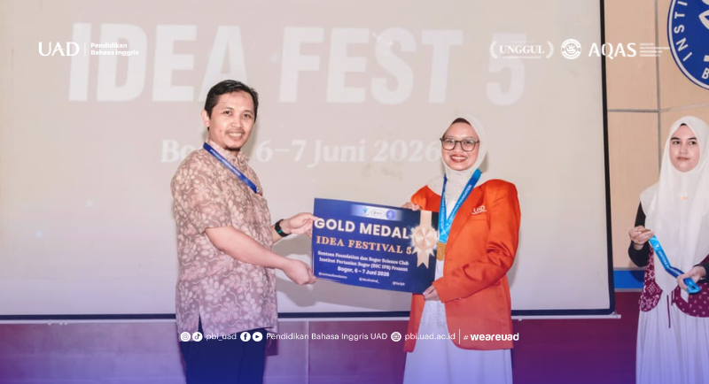 Mahasiswi PBI UAD Borong Dua Medali di IDEA FEST 5