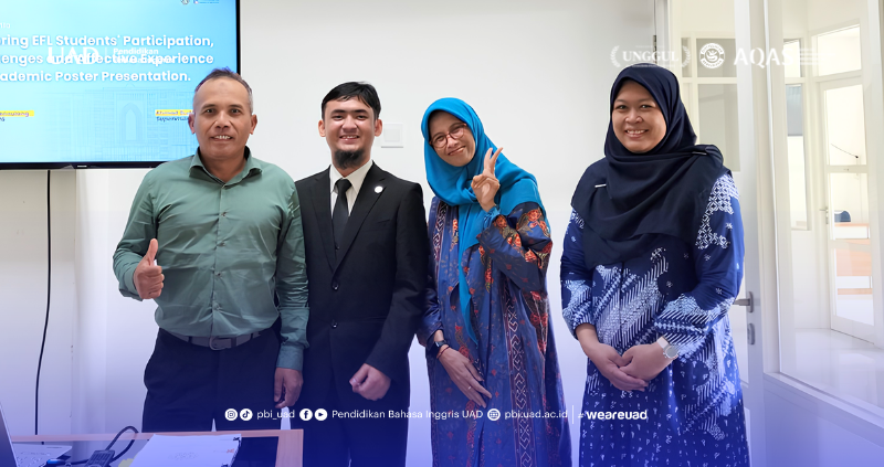 Dari Thailand ke Yogyakarta, Mahasiswa Internasional PBI UAD Tuntaskan Studi
