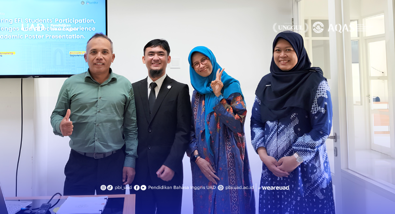 Dari Thailand ke Yogyakarta, Mahasiswa Internasional PBI UAD Tuntaskan Studi