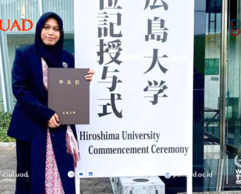 Pratiwi Tri Utami- Hiroshima University Commencement Ceremony