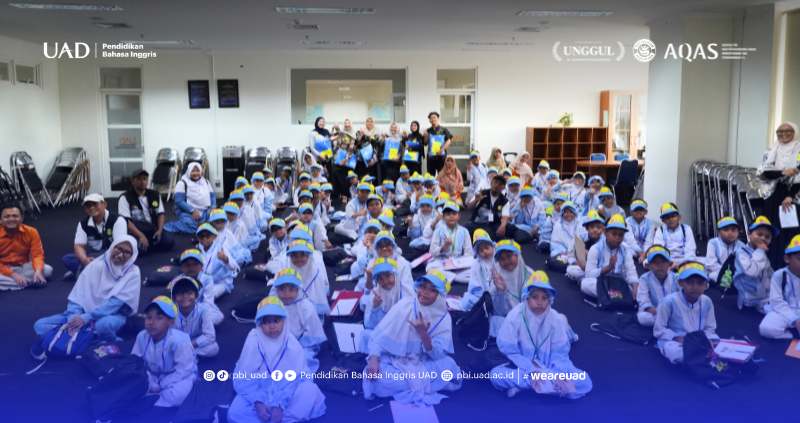 Serunya SD BIAS Klaten Belajar Bahasa Inggris di PBI UAD