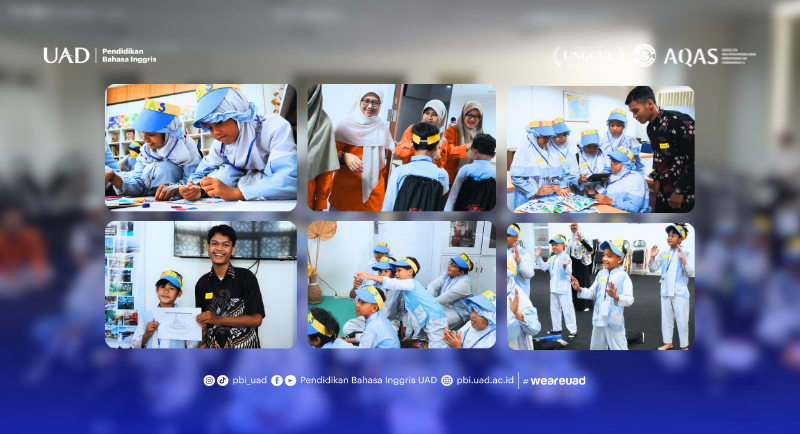 Serunya SD BIAS Klaten Belajar Bahasa Inggris di PBI UAD 