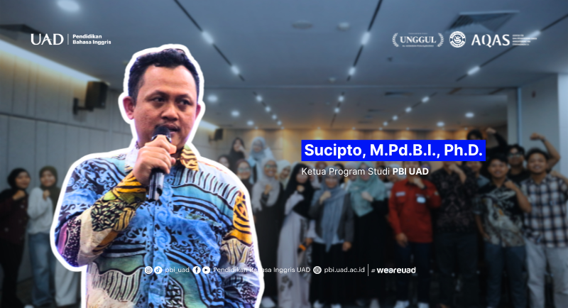 Sambutan Kaprodi PBI UAD dalam Sosialisasi Tugas Akhir PBI UAD dan Program Fast Track